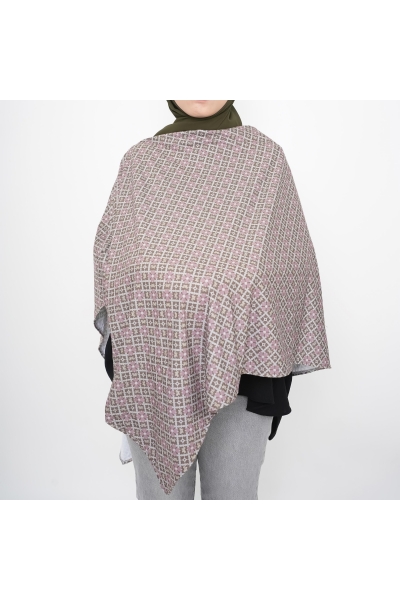 Nursing Cover Printed Cotton Spandex In Green